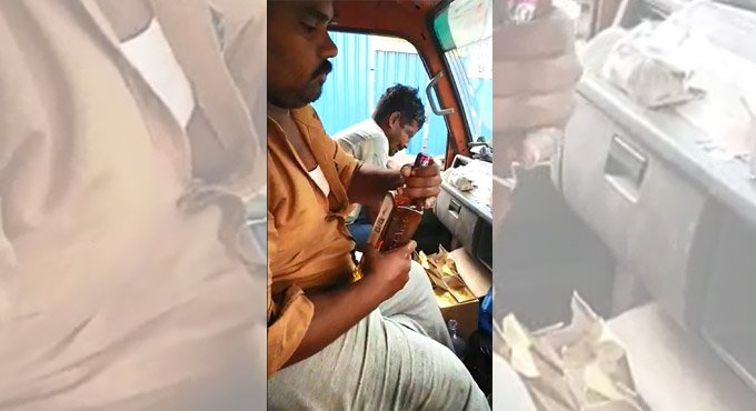 Watch: How whisky is mixed with water and sold like new in Hyderabad