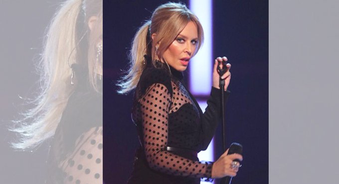 What made Singer Kylie Minogue cry