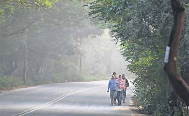 Temperatures below normal in Telangana