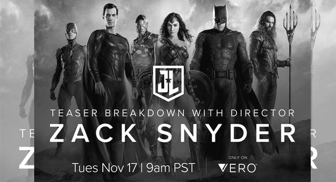 Zack Snyder breaks down ‘Justice League’ trailer in black and white