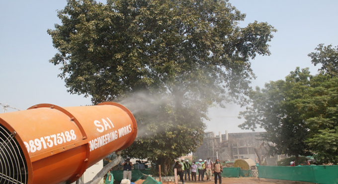 23 anti-smog guns installed across Delhi to combat dust pollution