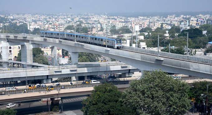 Officials to inspects Hyderabad Metro phase II, EBRTS works