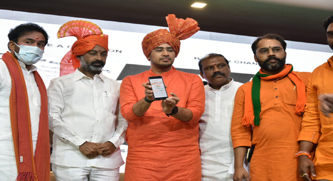 GHMC will be gateway for BJP to rule South India: Tejasvi Surya