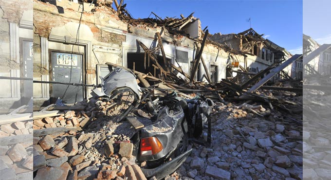 Five dead, 20 injured in massive Croatia earthquake