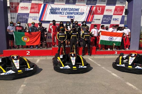 Aashi Hanspal shines in Dubai karting championship