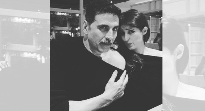 Akshay, Twinkle set couple goals in matching off-shoulder outfits