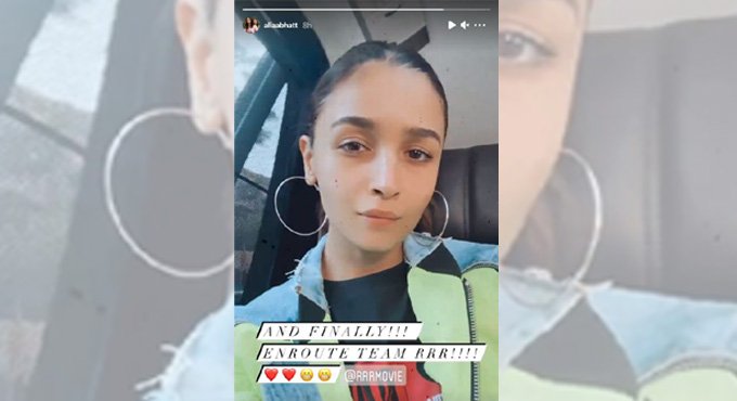 Alia Bhatt recommences shooting for ‘RRR’
