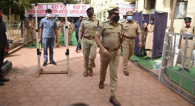 GHMC Polls: Rachakonda Commissioner inspects arrangements