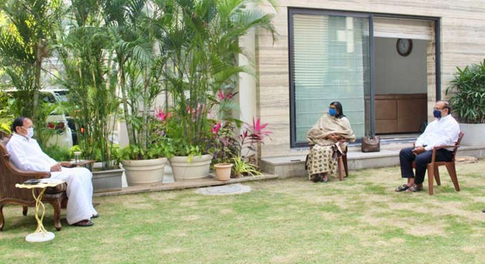 Bharat Biotech’s top brass calls on Vice President