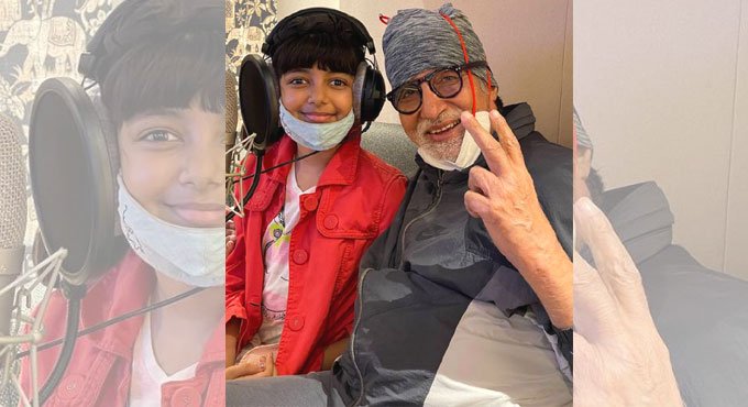 Big B makes music with Aaradhya, Aishwarya and Abhishek