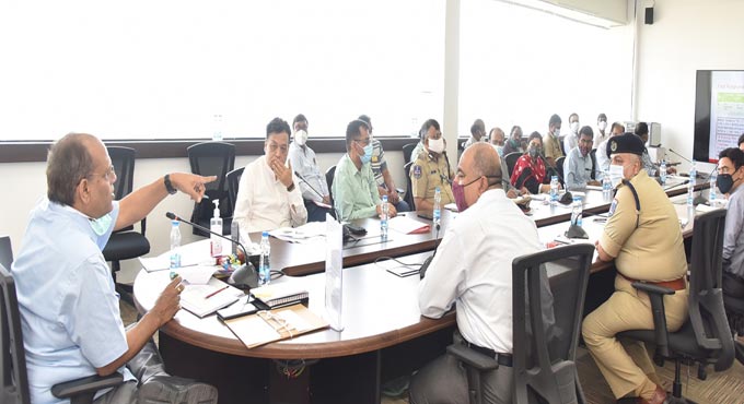 CS Somesh Kumar directs officials to prepare action plan on road safety