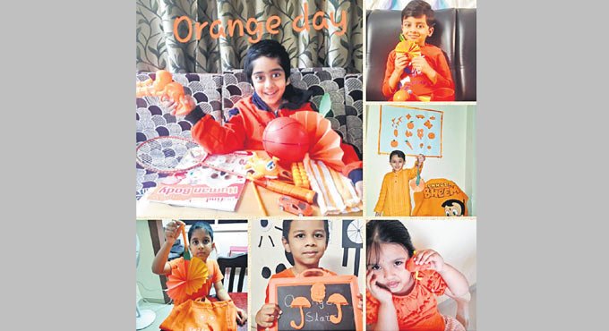 DPS Mahendra Hills: Kids go creative through colours