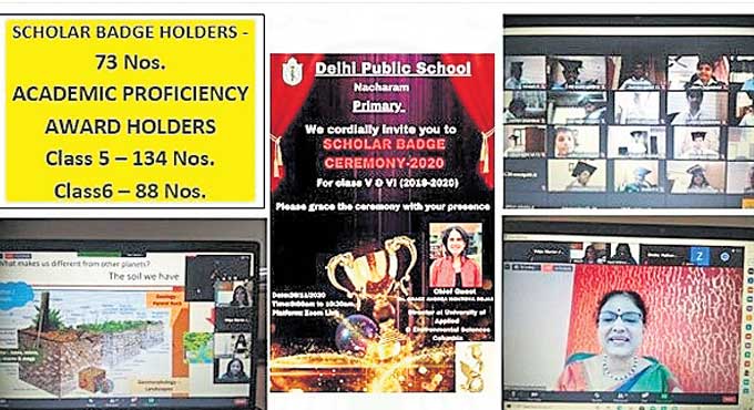 DPS Nacharam: Students feted for academic excellence