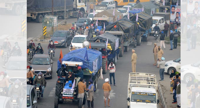 30,000 more farmers from Punjab head to Delhi