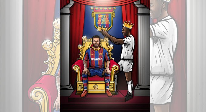 I admire you very much: Pele congratulates Lionel Messi