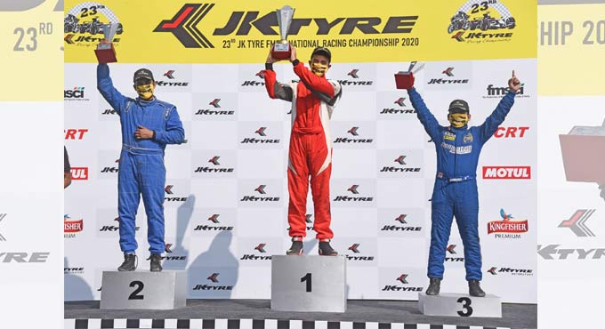 Ashwin and Amir steal the show in the JK Tyre National Racing Championship