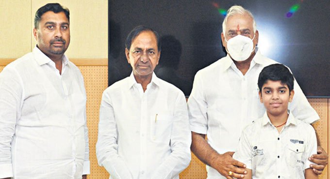 CM KCR’s pat for MLA Koneru Konappa