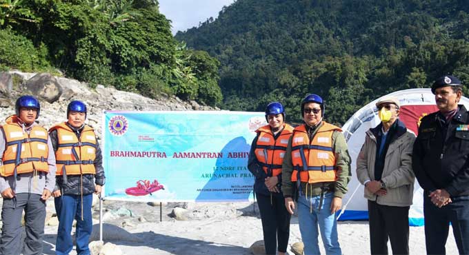 Kiren Rijiju flags off ‘Brahmaputra Aamantran Abhiyaan’