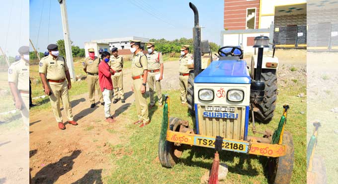 Kothapalli cops crack tractor theft case
