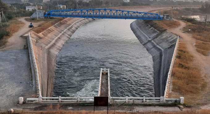 Lower Manair Dam water released to ayacut