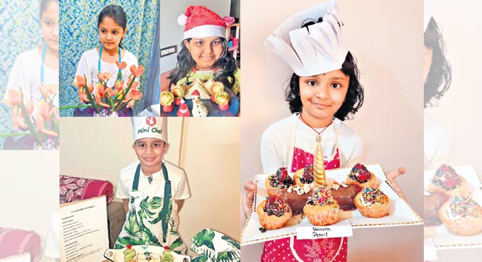 Li’l chefs make lip-smacking delicacies