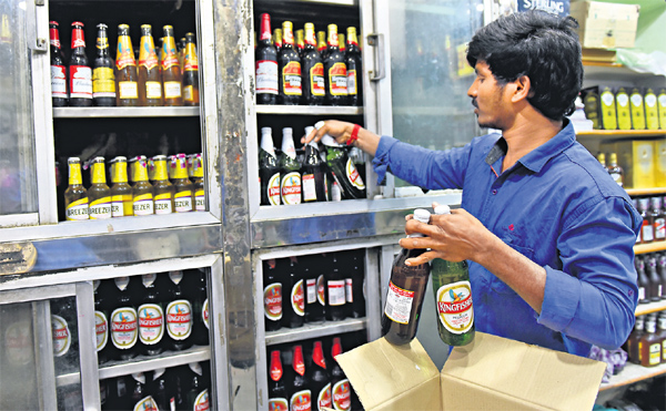 Liquor sales till midnight on New Year’s eve in Telangana