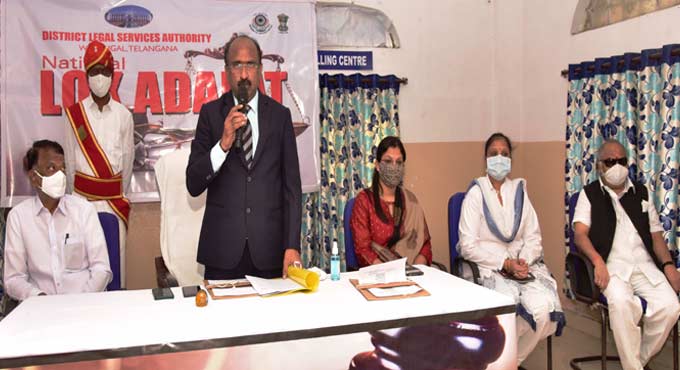 Warangal Urban: Lok Adalat settles 15-years old civil case