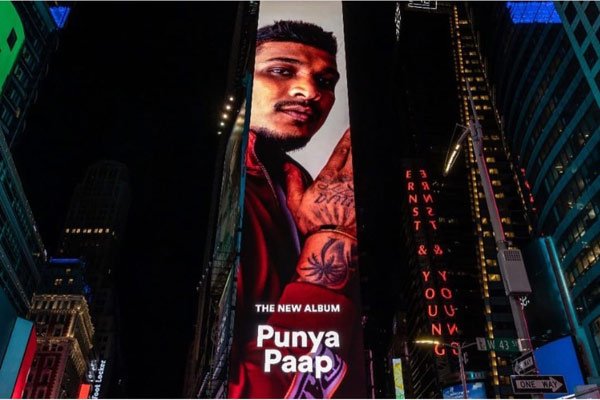 Divine is first Indian rapper on New York’s Times Square billboard