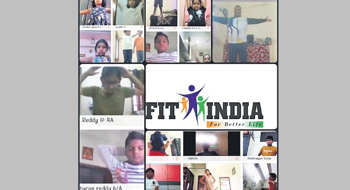 Pallavi Aware International: Zumba, poster making convey fitness message