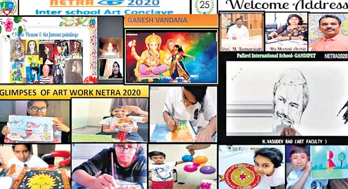 NETRA art fest exhibits a splash of colours