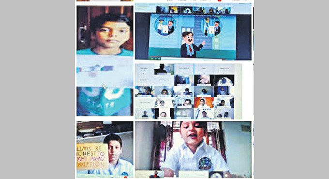 PIS Keesara: Students discuss way to curb corruption