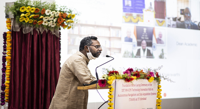 Navigation test bed at IIT-Hyderabad for adopting UAVs