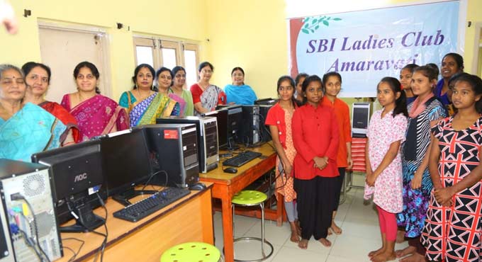 SBI donates computers to orphanage