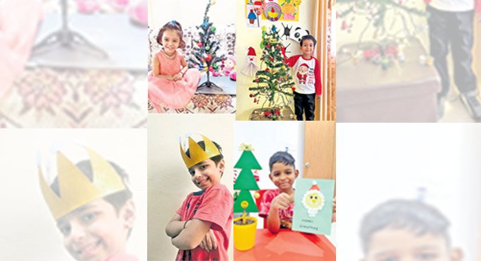 Santa visits tiny tots, online!