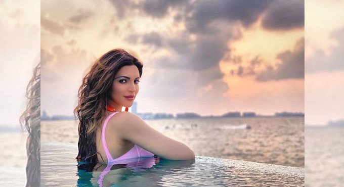 Shama Sikander learns pole dance in Dubai