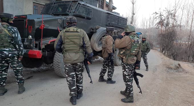 Two Al-Badr terrorists killed in Shopian encounter, operation underway