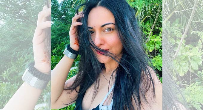 Sonakshi Sinha shares mesmerising pic of herself swimming