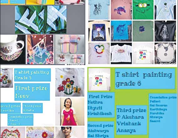 Hyderabad: Students showcase their skills in ‘straw craft’ competition