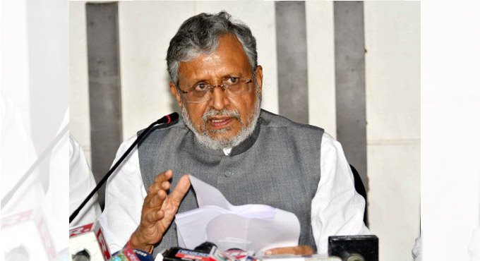 Sushil Modi files nominations for Bihar Rajya Sabha by-poll