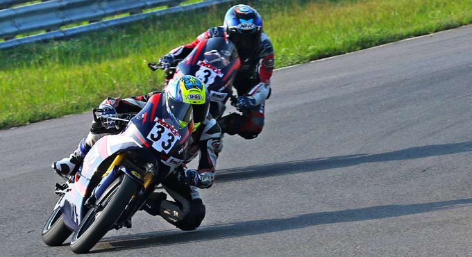 Ahamed leads an emphatic 1-2 finish for TVS Racing