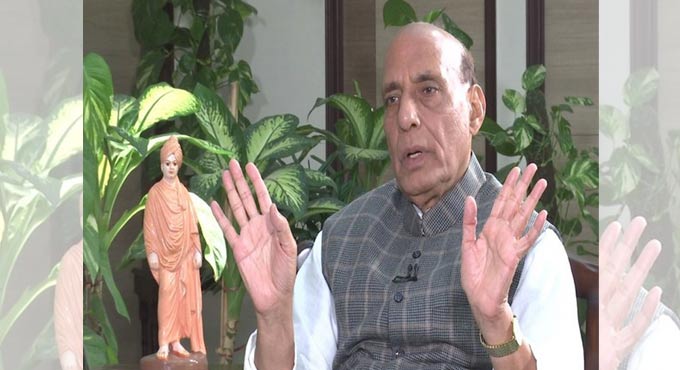 Terrorism was defeated, democracy won in local body elections in J-K: Rajnath