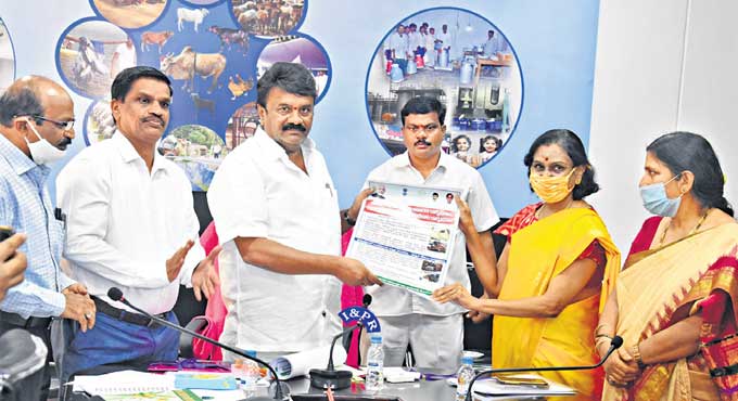 Vijaya ice cream ready to roll