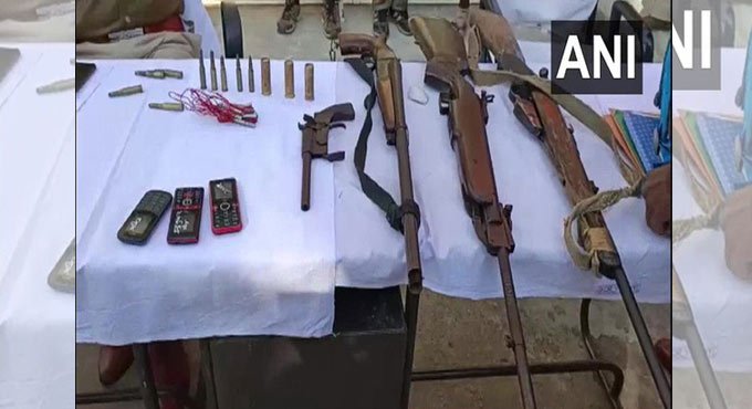 5 Naxals arrested, arms and ammunition seized in Jharkhand