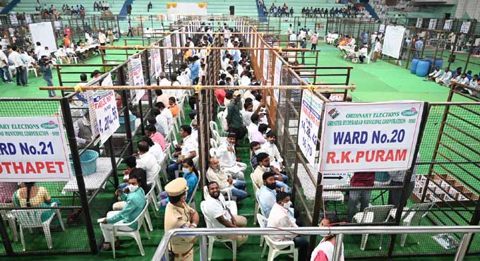 GHMC polls: TRS romps home in 55 divisions