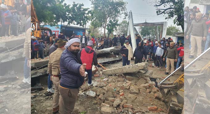 25 killed in cemetery tragedy in UP; civic officials, contractor booked