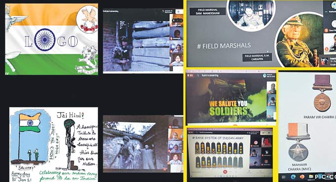 Army Day: Students of Army Public School pay tribute to real-life heroes