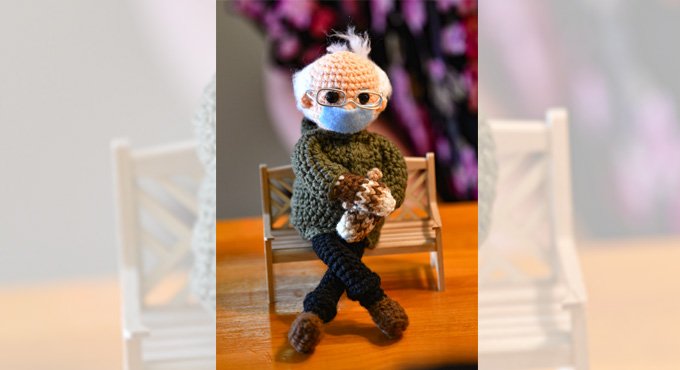 Woman sells Bernie doll for over $20K, donates to charity