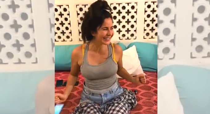 Bollywood actress Katrina Kaif showcases her quirky ‘hair trick’