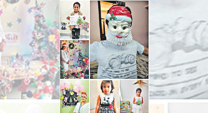 Soaked in Christmas spirit