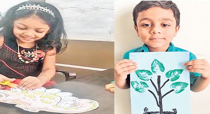 Students of Delhi Public School learn through Waldorf ideas